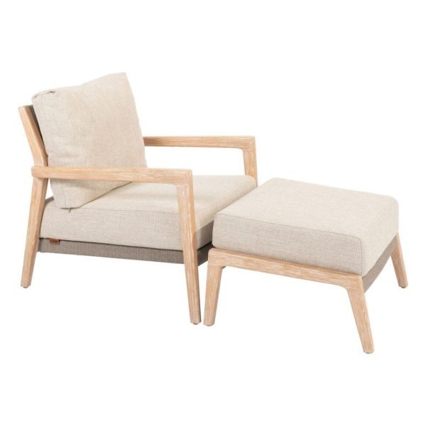 4 Seasons Outdoor Julia Lounge Set With Sem Tables And Footstool - Image 7