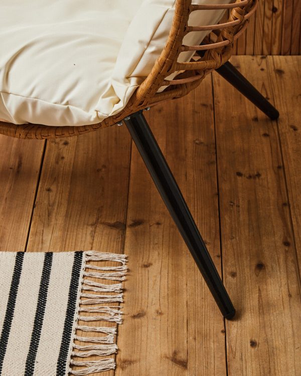 Goa Natural Rattan Effect Chair - Image 4