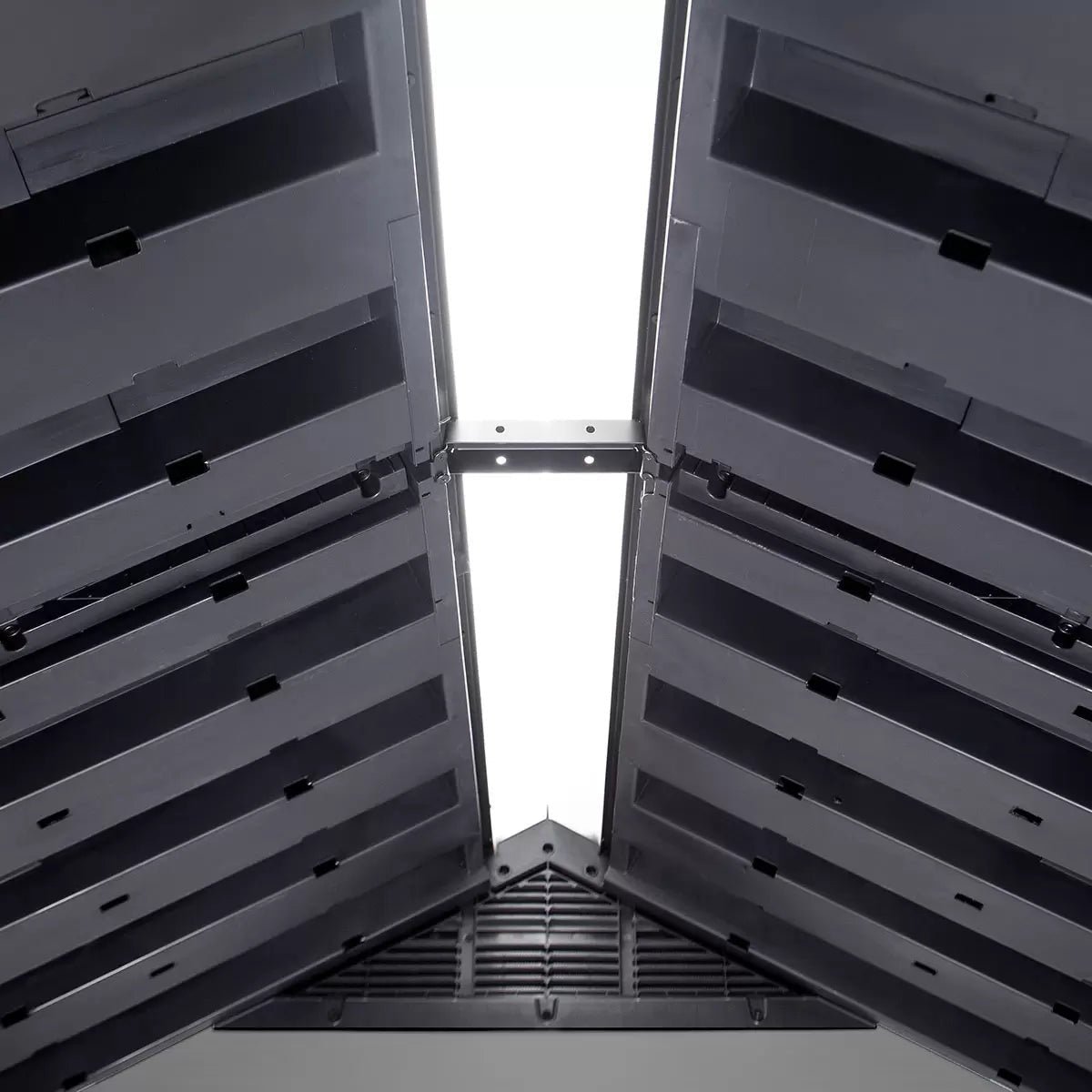 Keter 7.5’x11′ Premier Heavy Duty Plastic Shed – Grey - Image 5