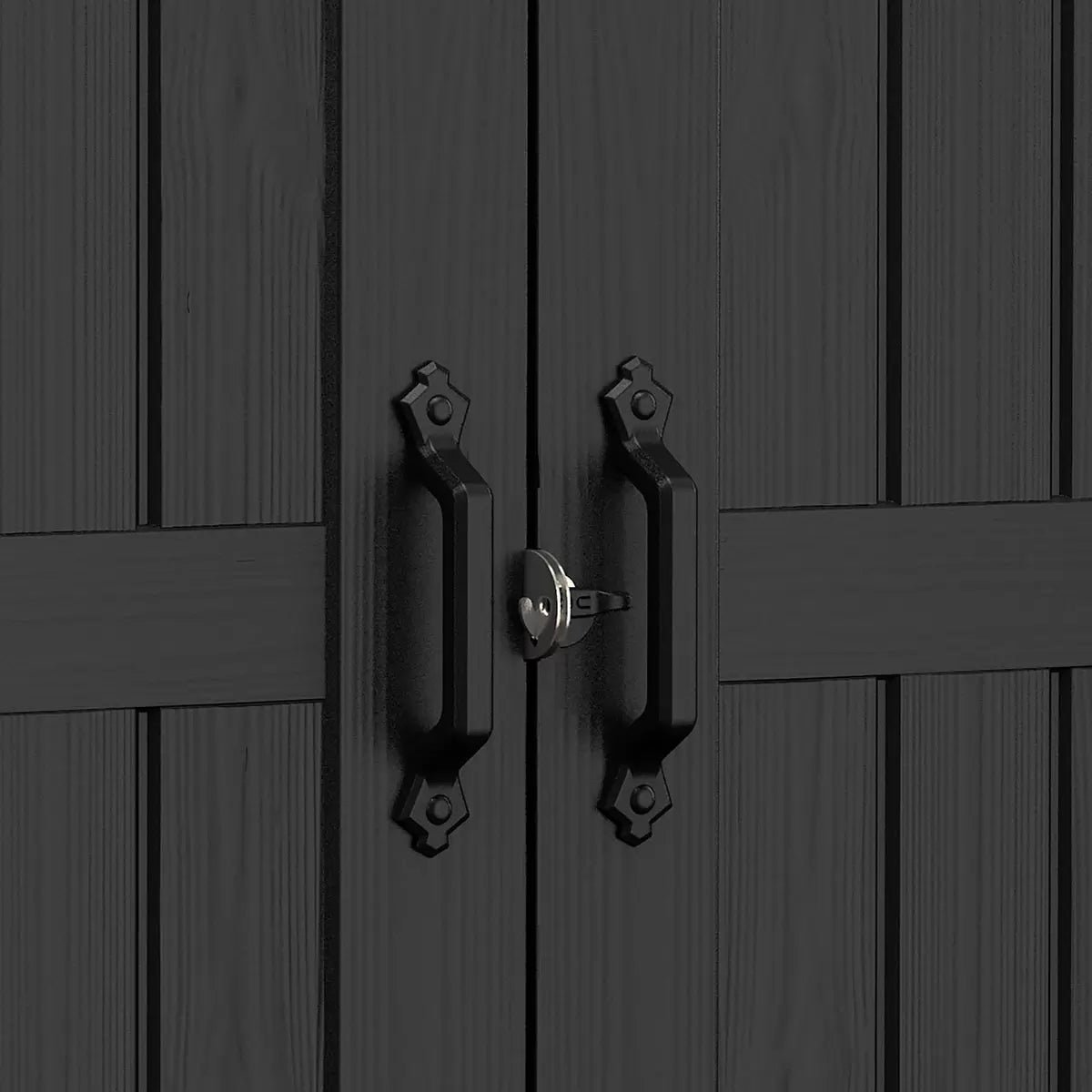 Keter 7.5’x11′ Premier Heavy Duty Plastic Shed – Grey - Image 4