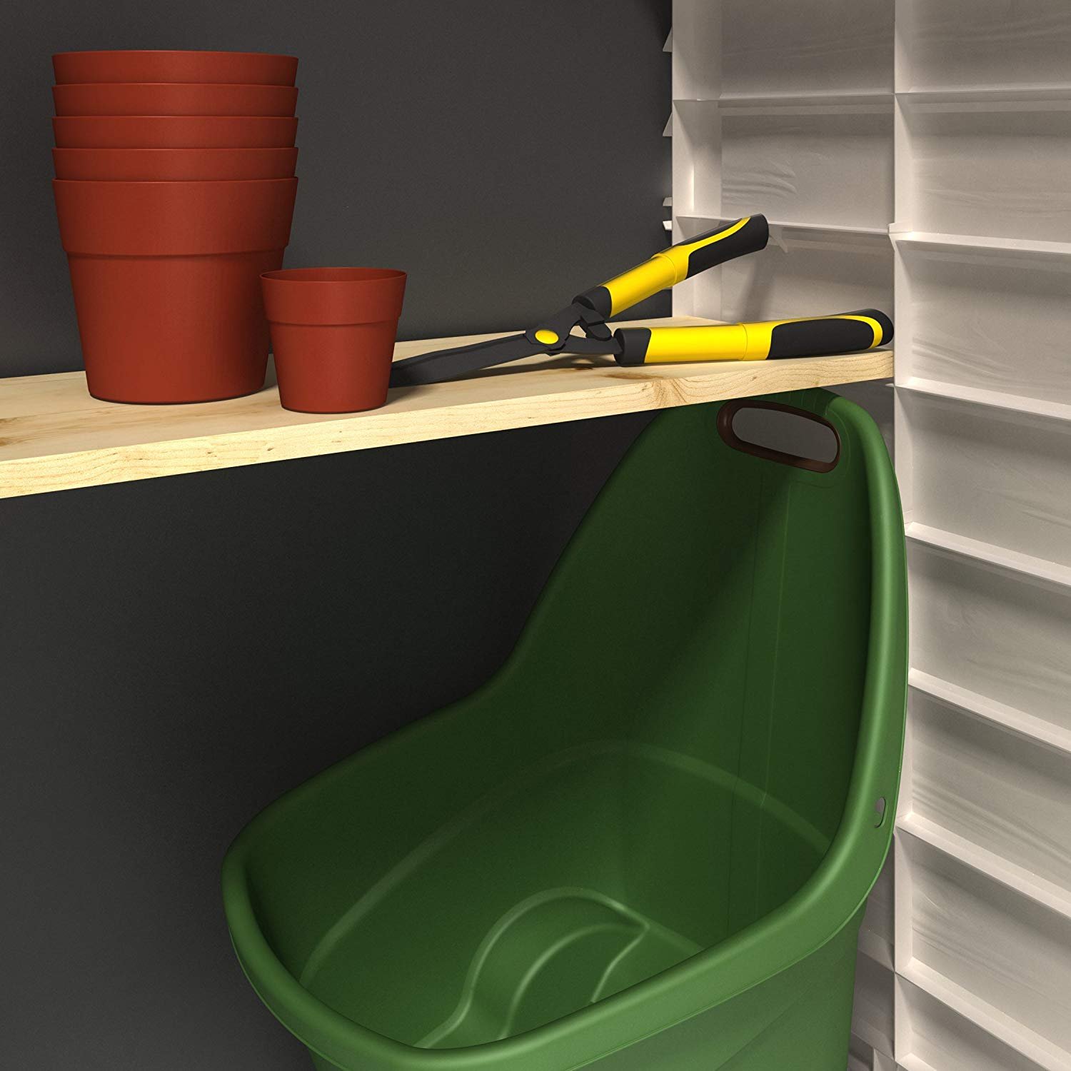 Keter Store It Out Max 1200L Outdoor Garden & Wheelie Bin Storage Shed - Beige & Brown - Image 10