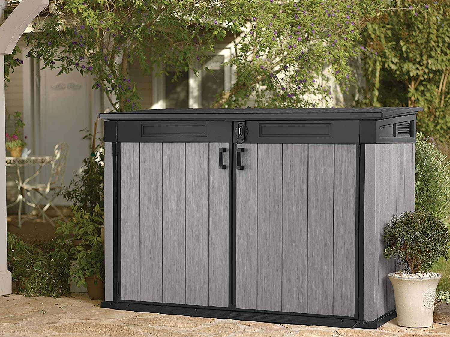 Keter Grande Store 2020L Storage Shed - Grey - Image 10