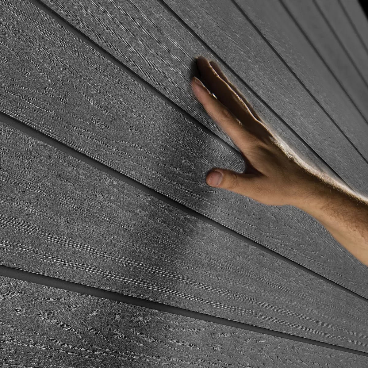 Keter 9x 7 Cortina Heavy Duty Plastic Pent Shed – Dark Grey - Image 4