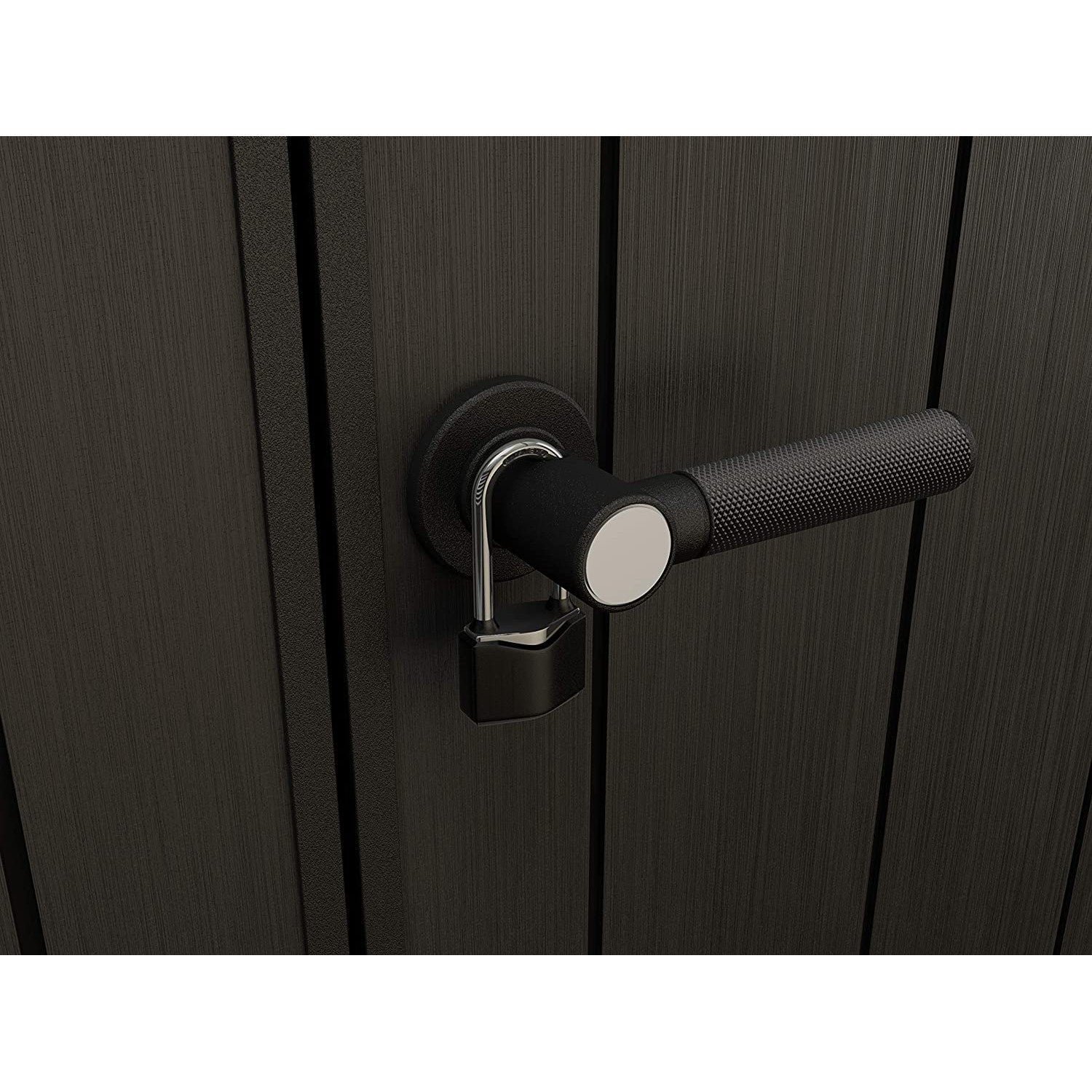 Keter 11x 7 Artisan Heavy Duty Plastic Pent Shed – Grey - Image 7