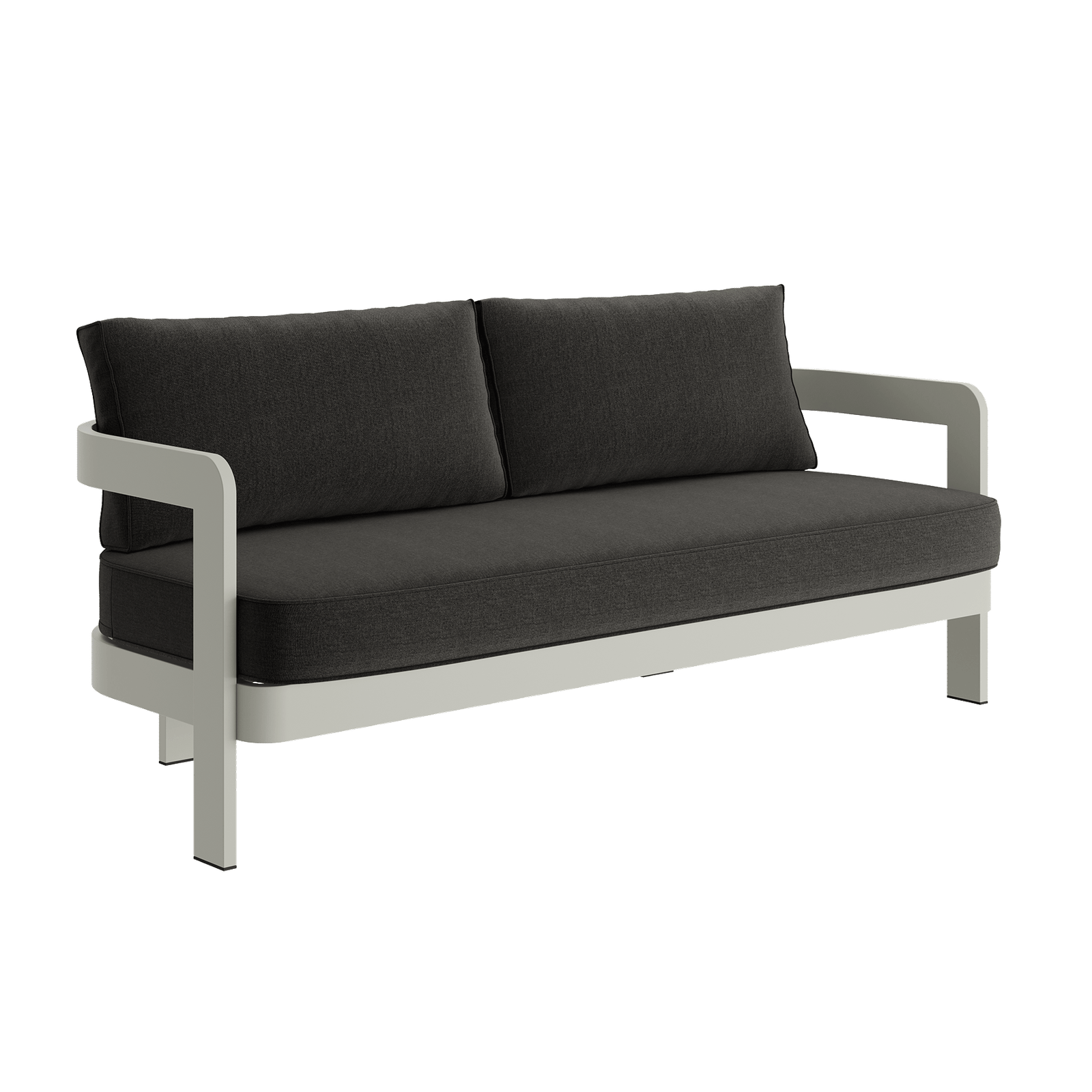 N3 Taupe Three Seater Sofa Shadow Canvas