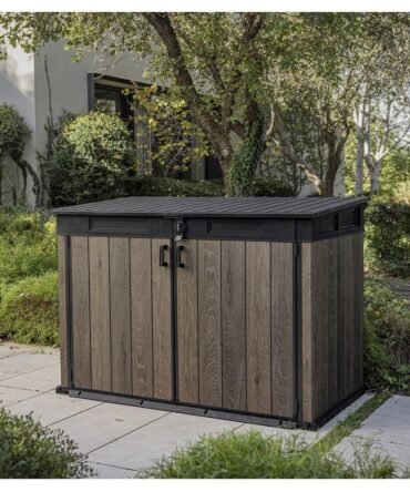 Keter Signature Decocoat Walnut Effect 6x3 Garden storage Shed 2020L